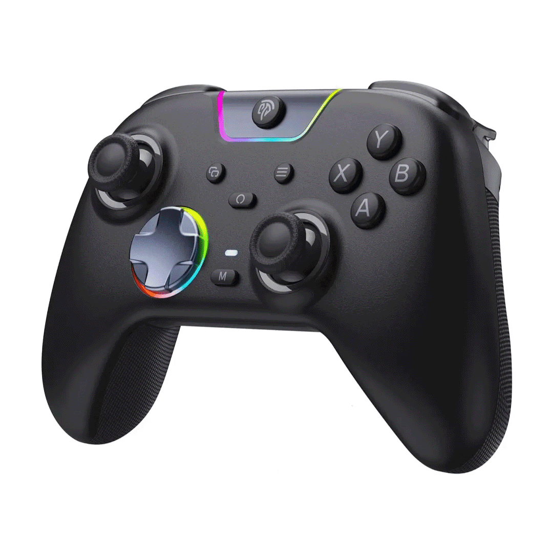 EasySMX X05 Pro Black Wireless Gaming Controller with Quiet Buttons 1 EasySMX X05 Pro Black gaming controller