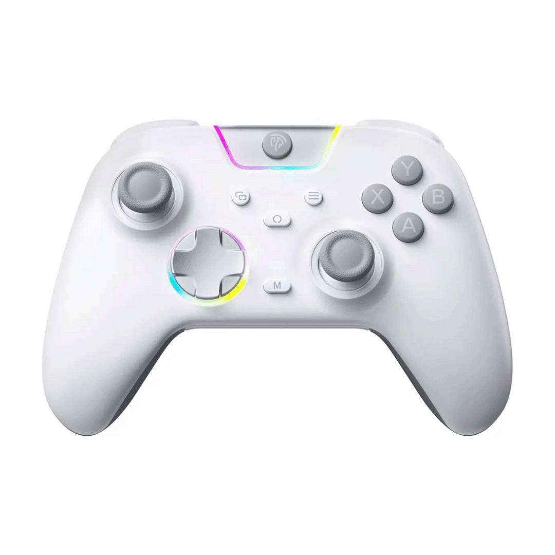 EasySMX X05 Pro White Wireless Gaming Controller with Quiet Buttons 1 EasySMX X05 Pro White gaming controlle