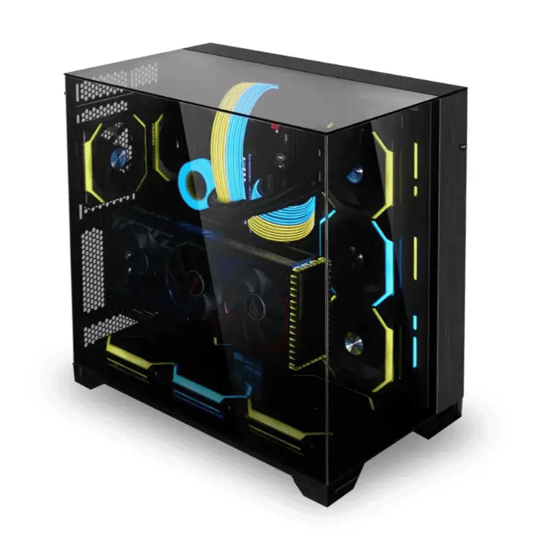 LIAN LI O11 Vision Compact Black Mid Tower Gaming Case 1 LIAN LI O11 Vision Compact Black gaming case